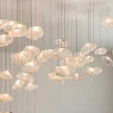 Irregular Shaped Glass Shade Modern Pendant Light - Clowas